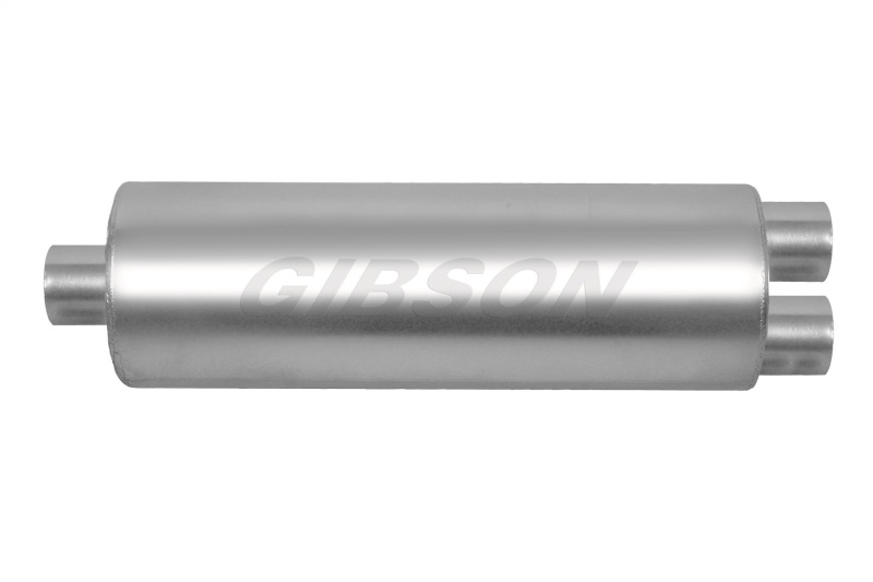 Gibson SFT Superflow Center/Dual Round Muffler Stainless