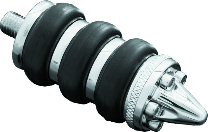 Kuryakyn Stiletto Shift Pegs 4479 Pegs, Steel/Rubber, Chrome/Black, Hardware Included, Each thumbnail 2