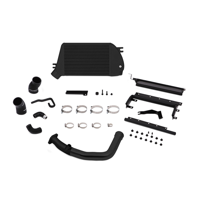 Mishimoto MMTMIC-WRX-15BBK Top-Mount Intercooler & Charge-Pipe Kit, Black/Black, fits Subaru WRX 2015-2021