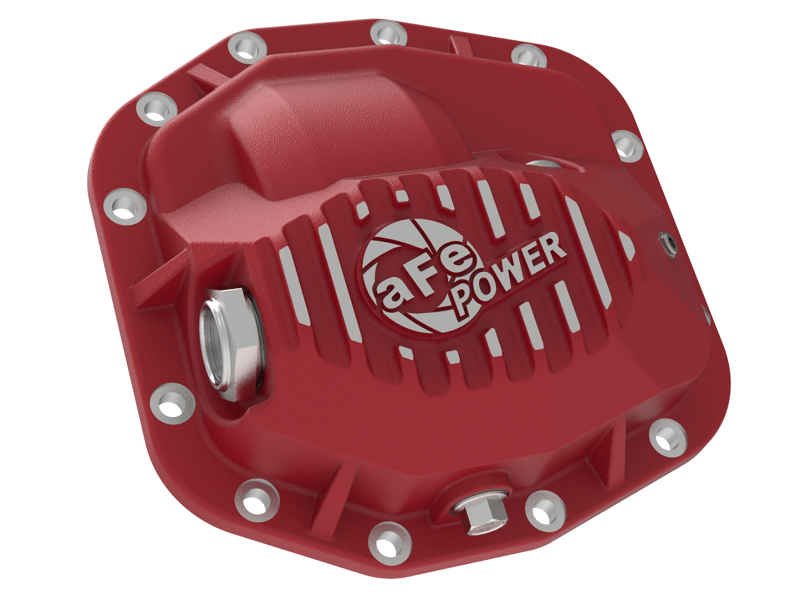 aFe Pro Series Front Differential Cover Red 2018+ Jeep Wrangler (JL) V6 3.6L (Dana M186) thumbnail 6