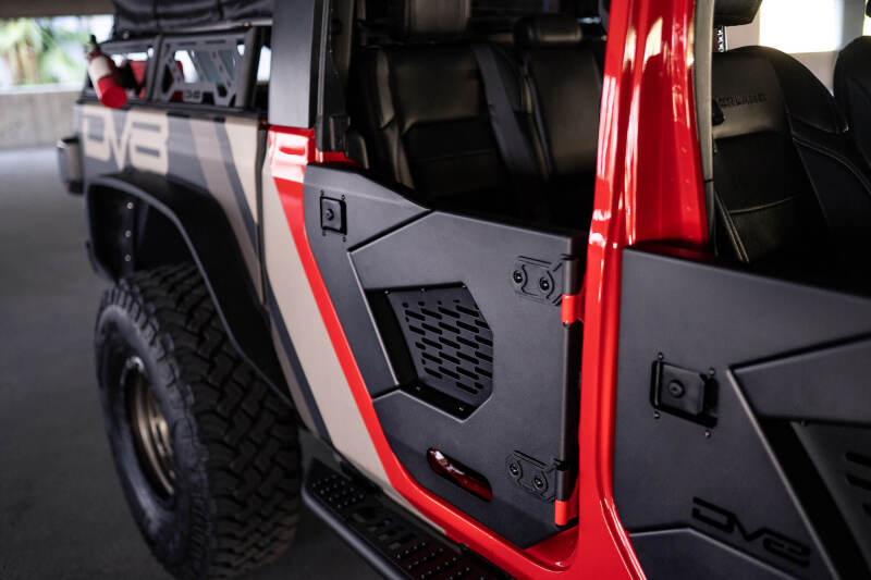 DV8 Offroad 18-22 Jeep Wrangler JL/JT Spec Series Half Doors - Rear Set thumbnail 2