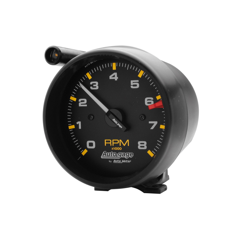 Autometer External Shift-Lite 3-3/4in Black 8,000 RPM Tachometer thumbnail 4
