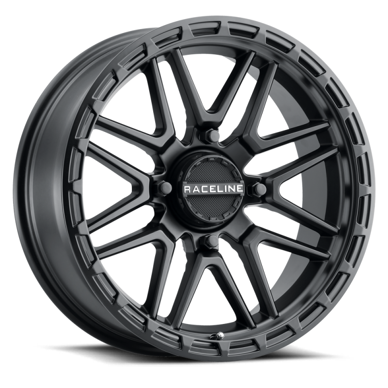 Raceline A11B Krank-XL 20x7in / 4x156 BP / 0mm Offset / 132.5mm Bore - Satin Black Wheel thumbnail 2