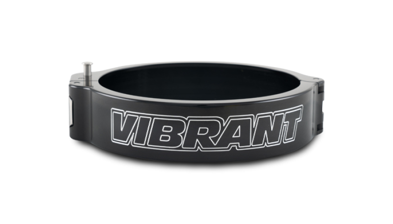 Vibrant 4in O.D. Aluminized HD 2.0 Clamp - Anodized Black (Clamp Only) thumbnail 2