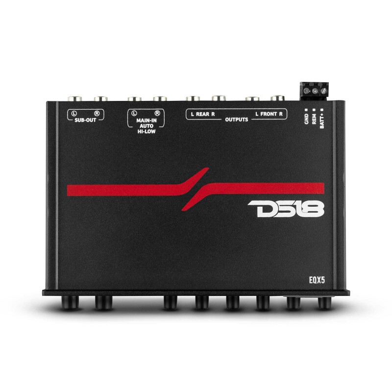DS18 EQX High Volt 5-Band Equalizer High Level Input thumbnail 5