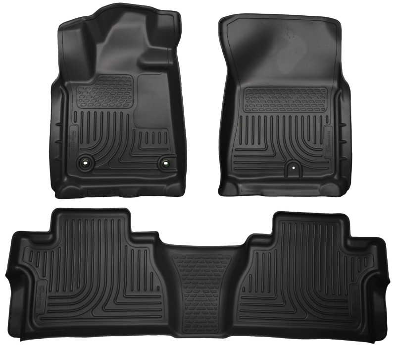 Husky Liners 14 Toyota Tundra Weatherbeater Black Front & 2nd Seat Floor Liners thumbnail 5