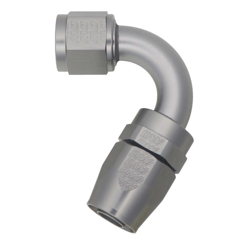 DeatschWerks 10AN Female Swivel 120-Degree Hose End CPE - Anodized Titanium thumbnail 2