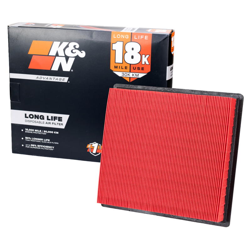 K&N Universal Air Filter 5in Flg 8-1/2in B 5-1/2in T 10-1/2in H Gen 3 Dry - 55 Plt thumbnail 3