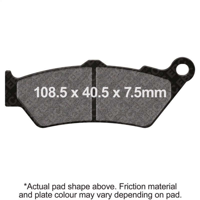 EBC 93-96 BMW F 650 E169/0161 Front Left/Right Semi-Sintered Vee Brake Pads