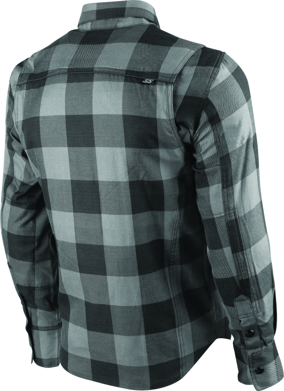 Speed and Strength True Grit 2.0 Armored Moto Shirt Grey - Small thumbnail 4