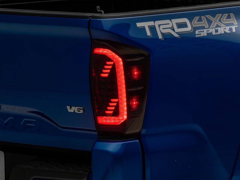 Raxiom 16-23 Toyota Tacoma LED Tail Lights- Black Housing- Clear Lens thumbnail 9