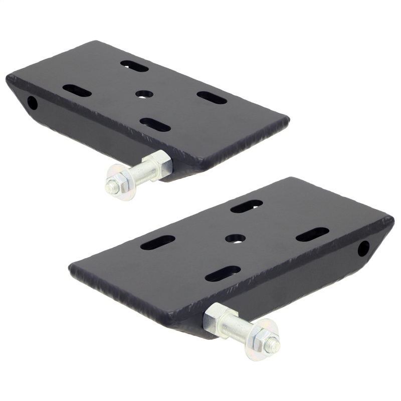 RockJock YJ Heavy Duty Spring Plates w/ Sway Bar Mounts 2 1/2in Wide Springs