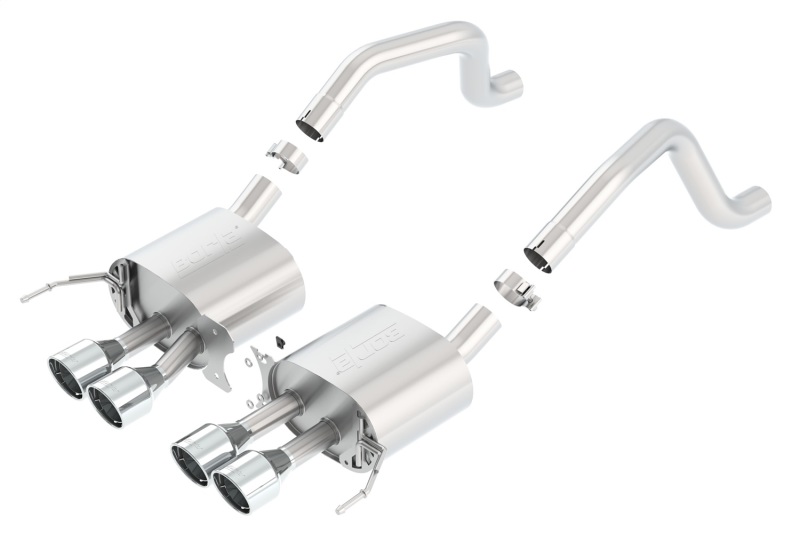 Borla 15 Chevy Corvette C7 ZO6 6.2L w/o AFM NPP S-Type Quad RD RL IC Tips Center Rear Exit Exhaust thumbnail 9