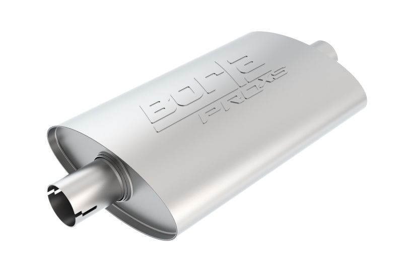 Borla Universal Pro-XS Muffler Oval 2.25in Inlet/Outlet Notched Muffler thumbnail 5