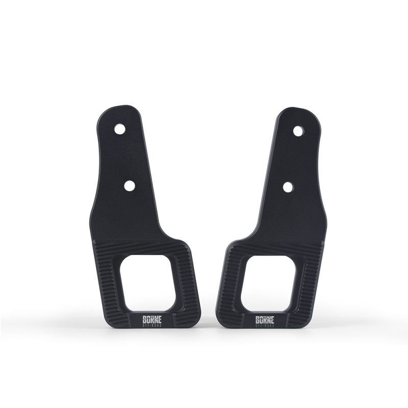 Borne Off-Road 2017+ Ford Raptor / 2009+ Ford F150 Borne Off-Road Billet Tow Hooks - Black thumbnail 8