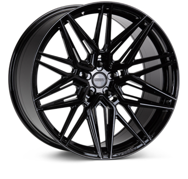 Vossen HF7 - 22x10 - ET26 - 5x112 - 66.56 - DEEP - GB - Gloss Black Wheel thumbnail 2