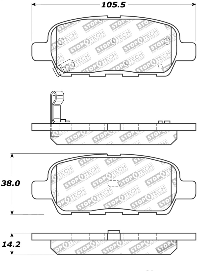ST Street Brake Pads