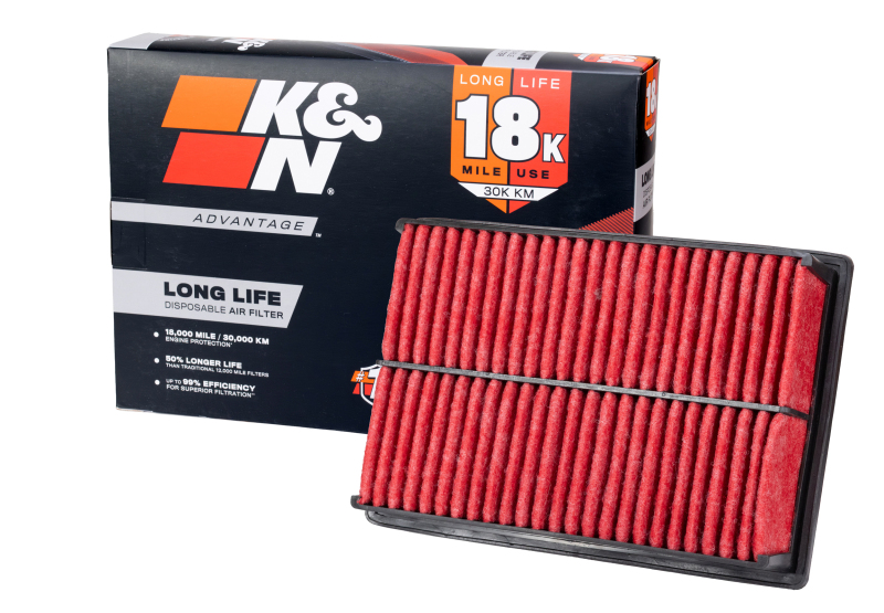 K&N Advantage Air Filter 18K Miles Mazda 3 03-10 5-Van 05-10 3 Mazdaspeed 07-09 thumbnail 2