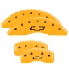 MGP 4 Caliper Covers Engraved Front & Rear Bowtie Yellow finish black ch thumbnail 8