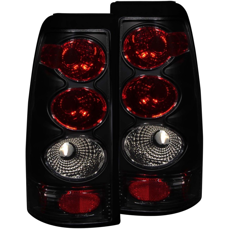 ANZO 1999-2002 Chevrolet Silverado 1500 Taillights Dark Smoke thumbnail 3