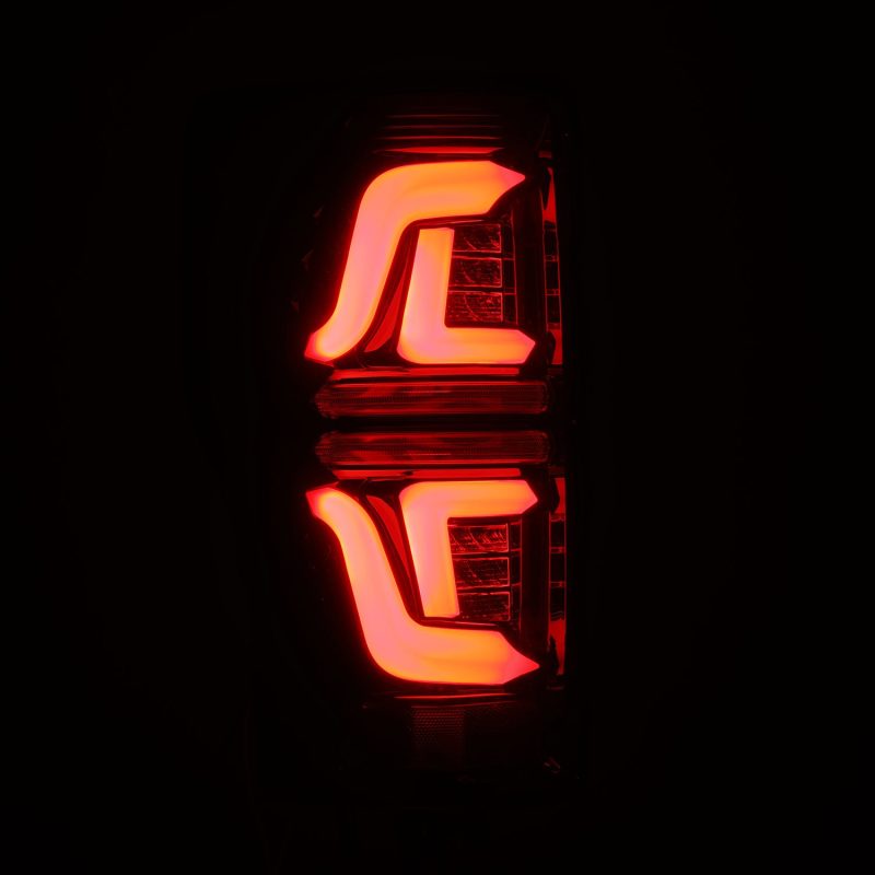 AlphaRex 17-19 Ford F250 Super Duty PRO-Series LED Tail Lights Jet Black (w/o Blind Spot Sensor) thumbnail 7