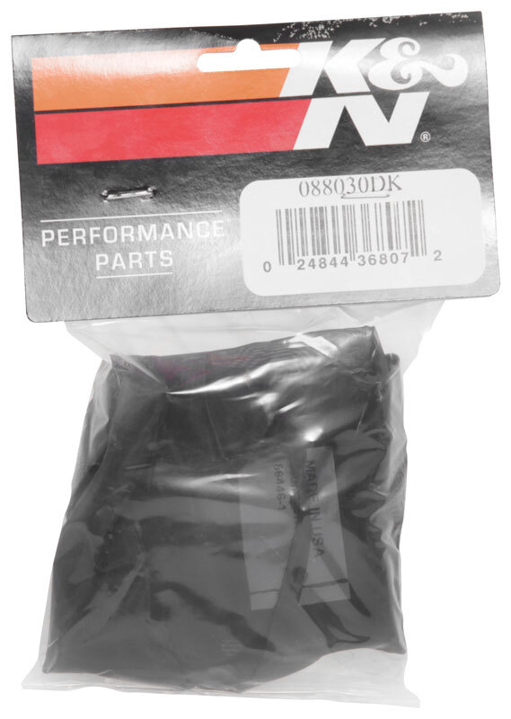 K&N Drycharger Air Filter Wrap 8-3/4in X 10-1/4in X 3in Black thumbnail 6