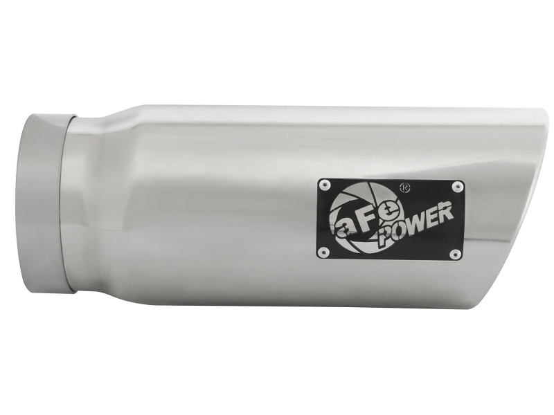 aFe MACH Force-Xp 5in Inlet x 6in Outlet x 15in length Polished Exhaust Tip thumbnail 6