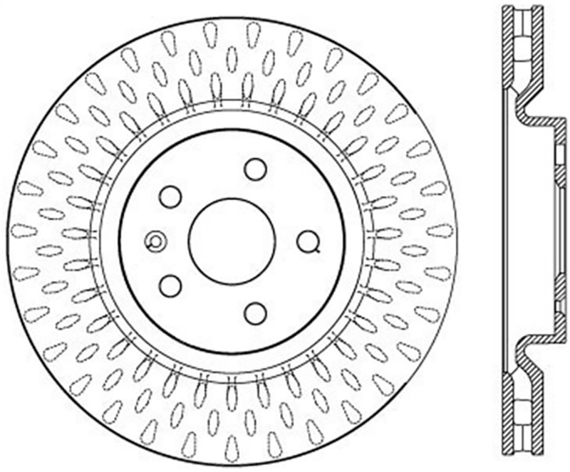 StopTech Slotted & Drilled Sport Brake Rotor thumbnail 2
