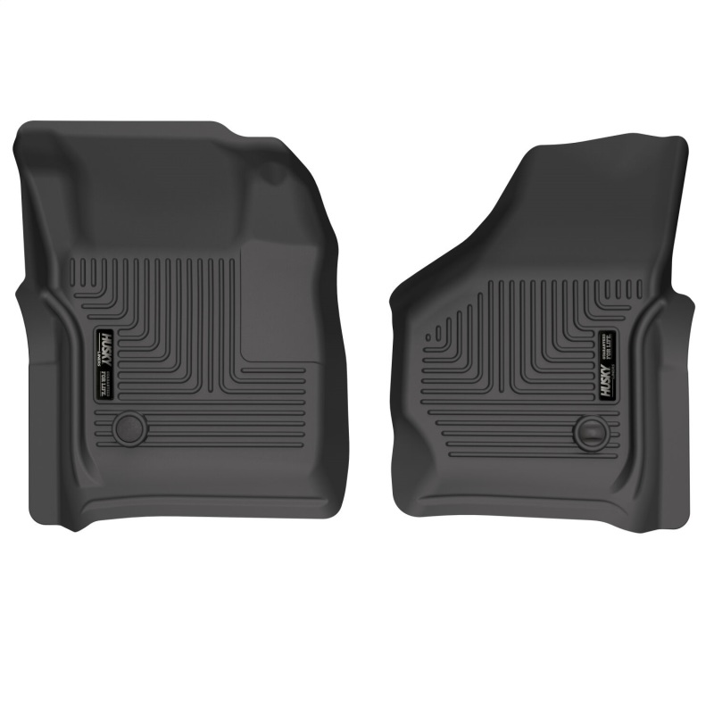 Husky Liners 99-07 Ford F-250 Super Duty Crew Cab WeatherBeater Front Floor Liners (Black) thumbnail 2