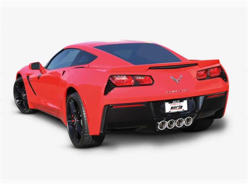 Borla 2014 Chevy Corvette C7 w/ AFM w/o NPP Atak Rear Section Exhaust Quad Rd Rl IC Tips thumbnail 8