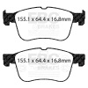 EBC 2021+ Ford Bronco Sport 1.5T Greenstuff Front Brake Pads thumbnail 8