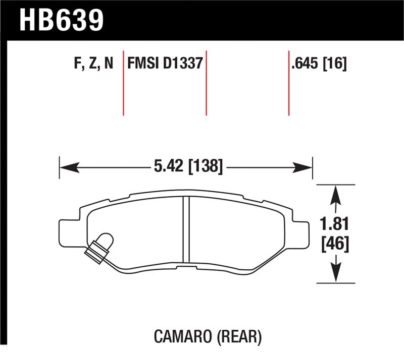 HAWK DTC-60 Brake Pad Sets