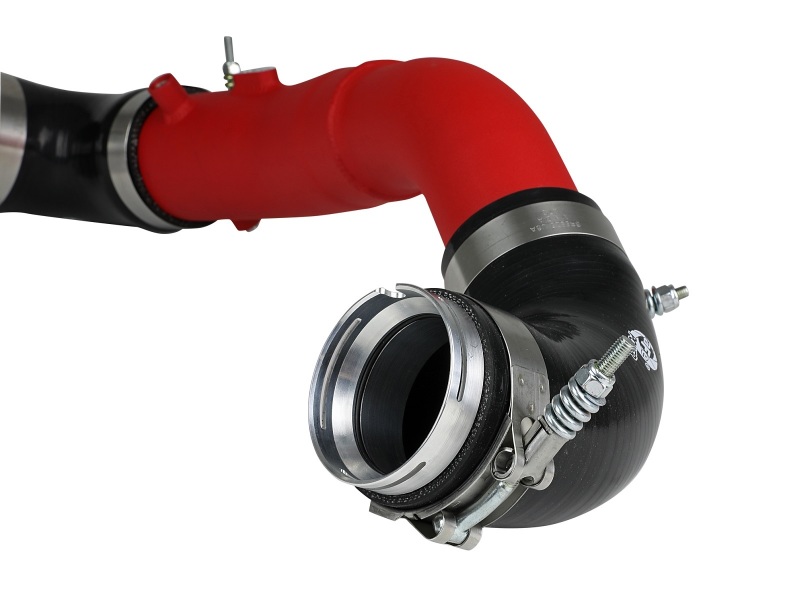 BladeRunner 2-1/2 IN Aluminum Hot Charge Pipe Red