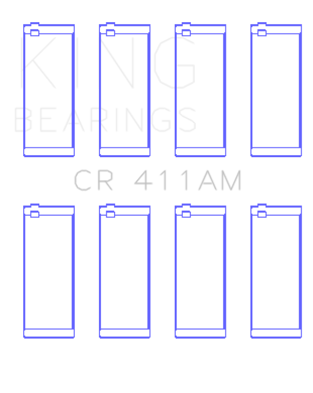 King Engine Bearings VW Ck/Eg/Ep/Fh/Jb/Yj/Yn/Ys/Zf (Size +0.25mm) Connecting Rod Bearing Set thumbnail 3