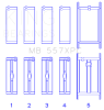 King Engine Bearings General Motors 262/ 267/ 302/ 307/ 327/ 350 pMaxBlack Coated Main Bearing Set thumbnail 6
