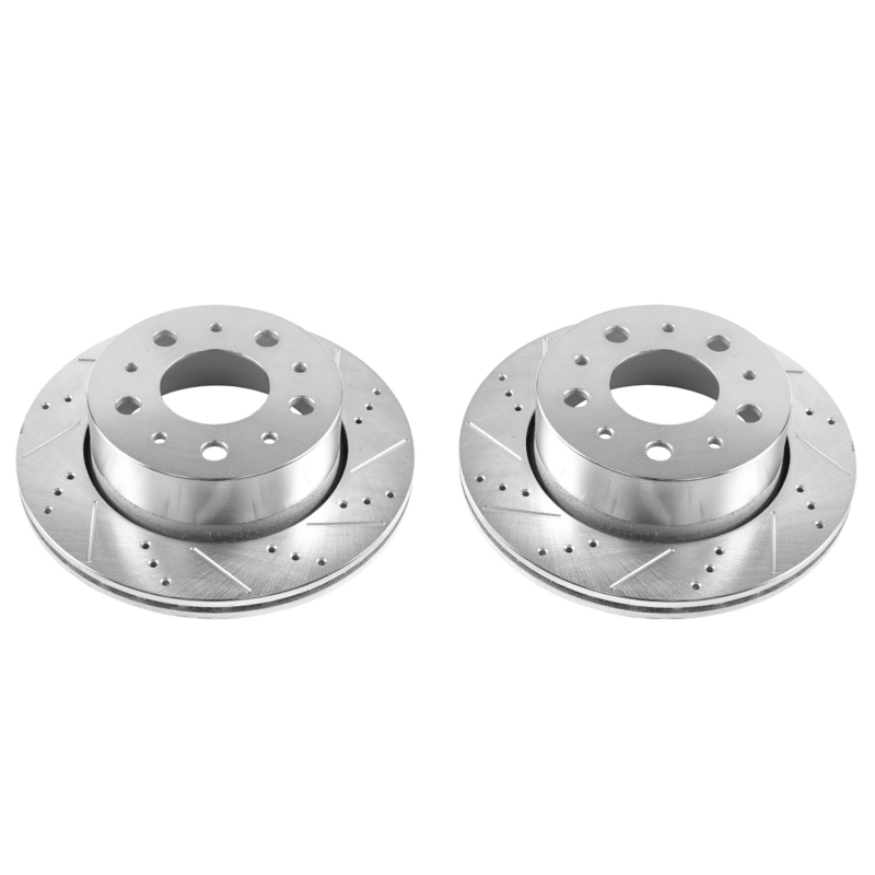 Power Stop 14-19 Ram ProMaster 1500 Rear Evolution Drilled & Slotted Rotors - Pair thumbnail 2