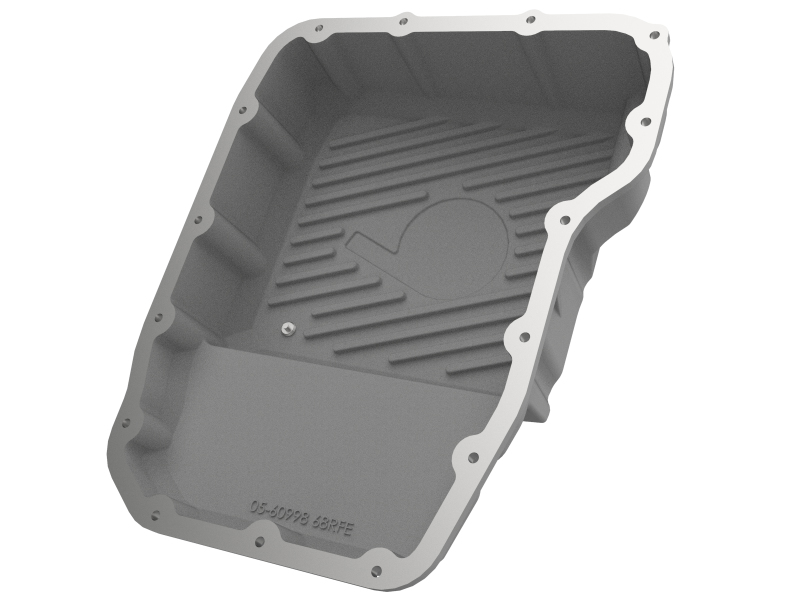 aFe Transmission Pan Raw w/ Machined Fins 13-19 Dodge Diesel Trucks L6-6.7L (td) thumbnail 6