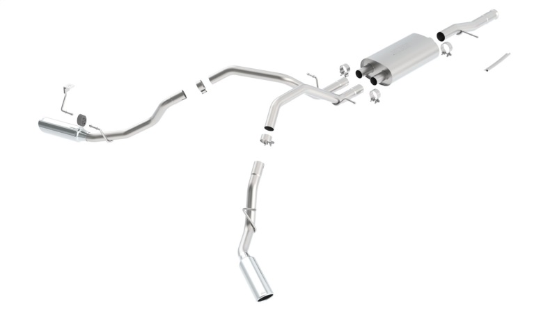 Borla 09-12 Chevrolet Silverado / 09-12 GMC Sierra 1500 WT/SLE/LT 4.8L/5.3L/6.0L SS Catback Exhaust thumbnail 4