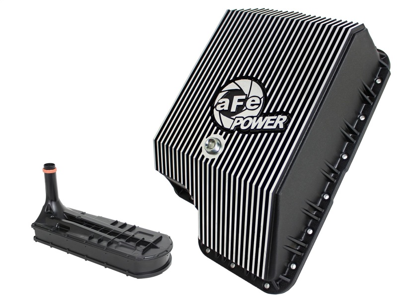 aFe Transmission Pan (Black); Ford Diesel Trucks 03-10 V8-6.0/6.4L (td) thumbnail 2