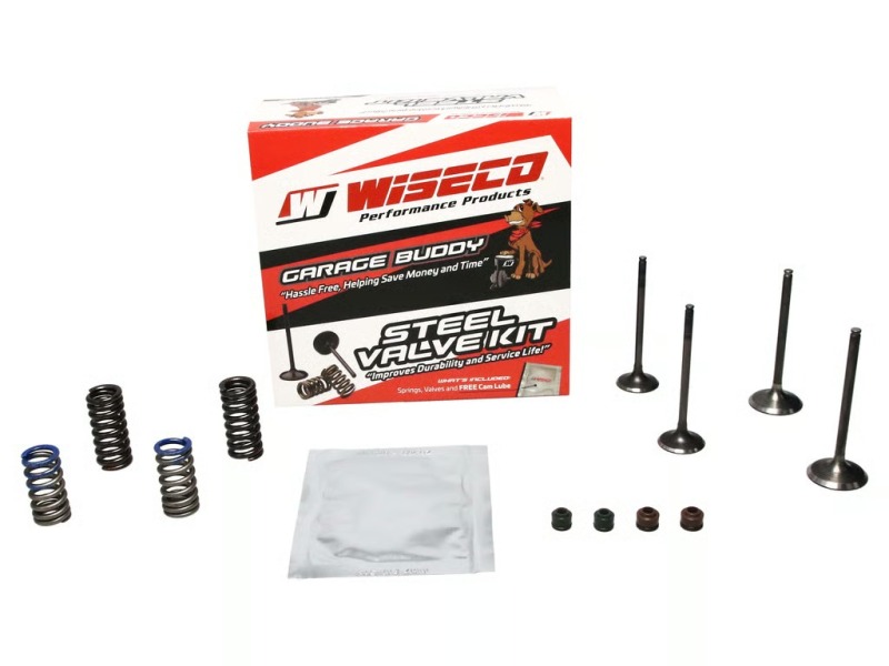 Wiseco Piston Garage Buddy Steel Valve Kits for 2008-2009 CRF250R - SVKB1337 Valves, Kits, Intake and Exhaust, Stock Head Size, use on Honda®, Kit thumbnail 3