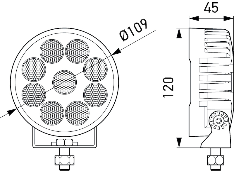 Hella ValueFit LED Work Light TR3000 LED MV CR LT thumbnail 6