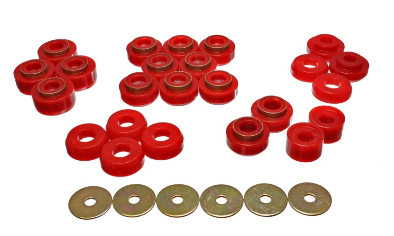 Energy Suspension GM Body Mount - Red thumbnail 5