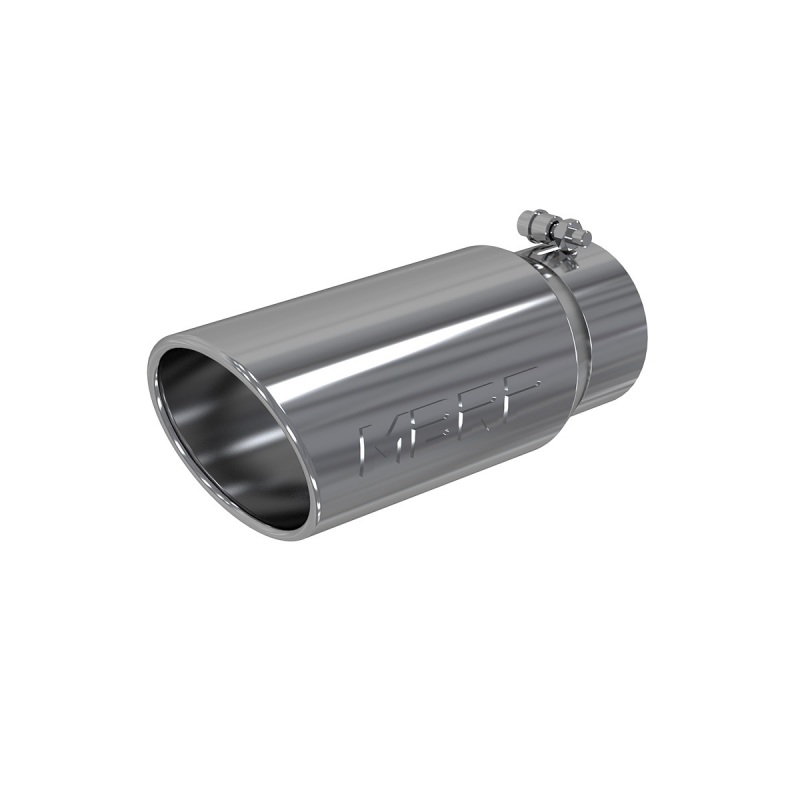 MBRP Universal Tip 5 O.D. Angled Rolled End 4 inlet 12 length thumbnail 2