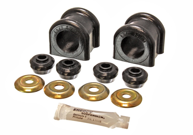 Energy Suspension 2006-08 Dodge Ram 1500/2500/3500 4WD 32mm Black Front Sway Bar Bushing Set thumbnail 4