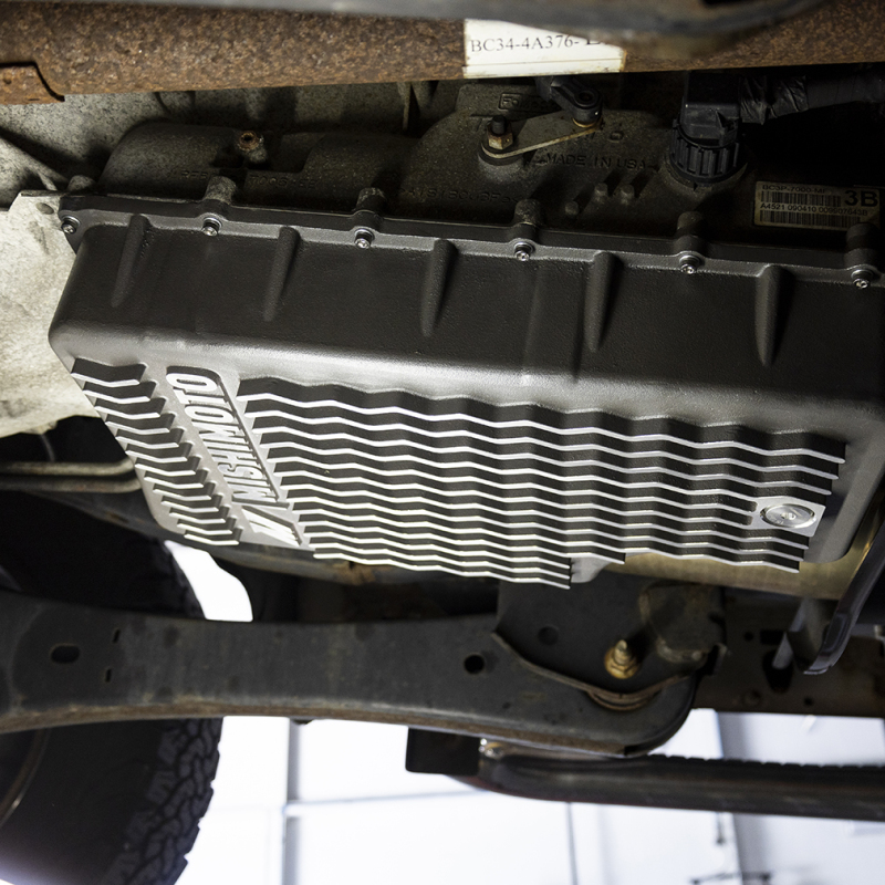 Mishimoto 2011+ Powerstroke 6R140 Transmission Pan - Cast - GR