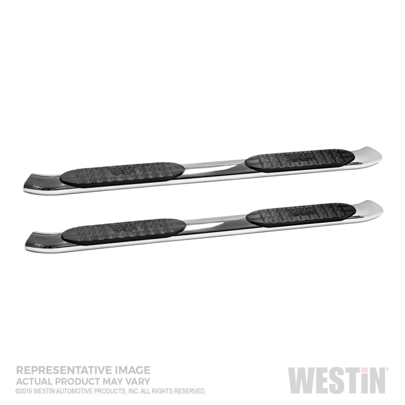 Westin 19-21 Ford Ranger SuperCab PRO TRAXX 5 Oval Nerf Step Bars - SS thumbnail 3