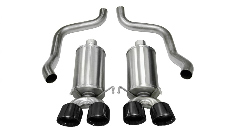 Corsa 2005-2007 Chevrolet Corvette C6 6.0L V8 Black Xtreme Axle-Back Exhaust thumbnail 6