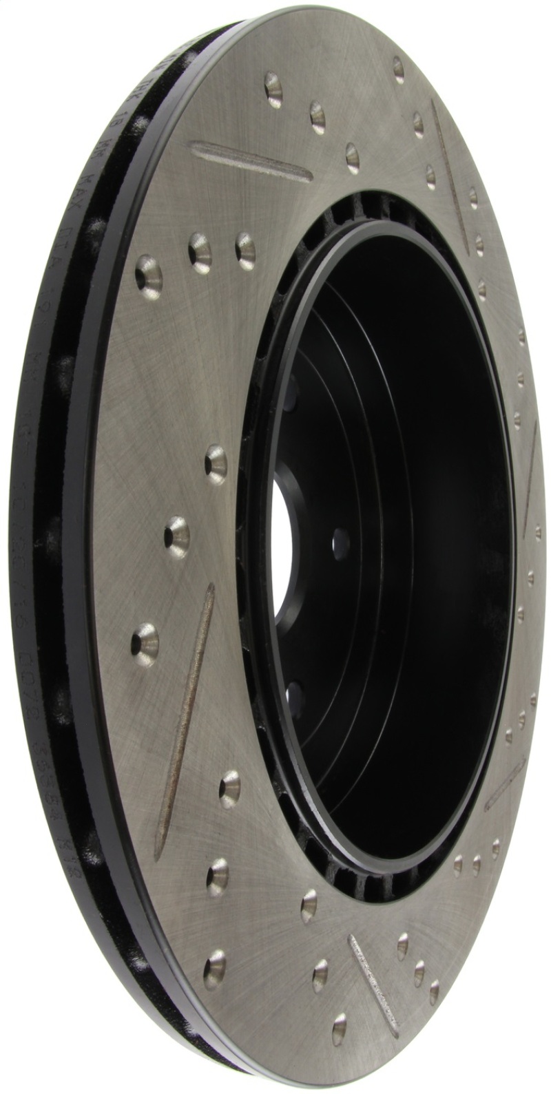 StopTech 08+ Subaru STI (Will Not Fit 05-07) Slotted & Drilled Sport Brake Rotor thumbnail 5