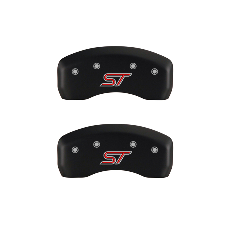 MGP 4 Caliper Covers Engraved Front & Rear ST Red finish silver ch thumbnail 7