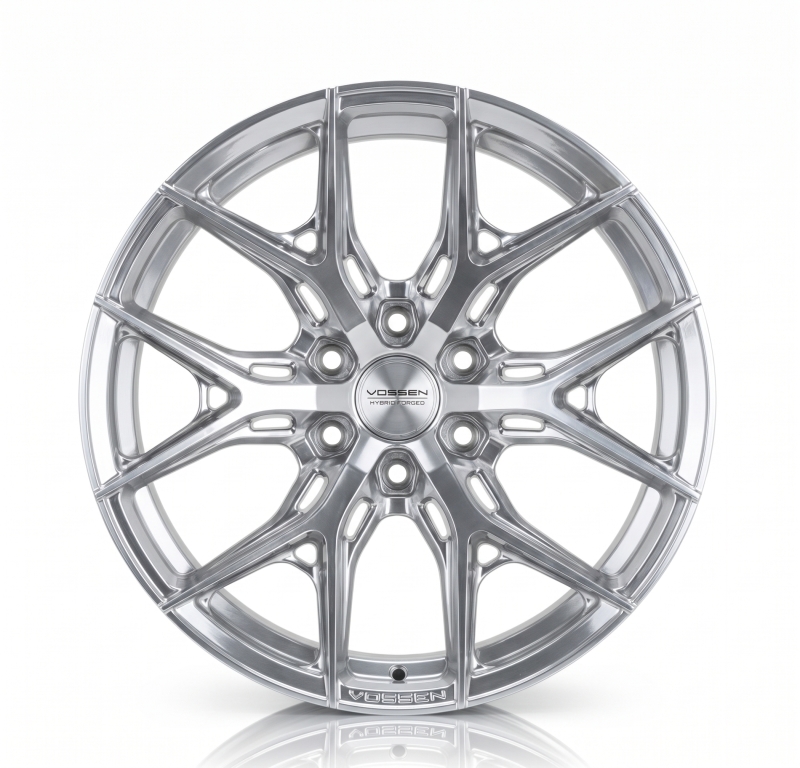 Vossen HF6-4 - 20x9 - 8x180 - ET0 - Super Deep Face - 124.3 - Silver Polished Wheel